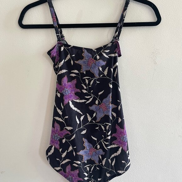 NWT Isabel Marant Étoile Stiza One-Piece Swimsuit Size 38 Navy Floral Cu… - Picture 5 of 5